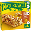 Nature Valley Chewy Protein Granola Bars, Salted Caramel Nut, 5 Bars, 7.1 OZ