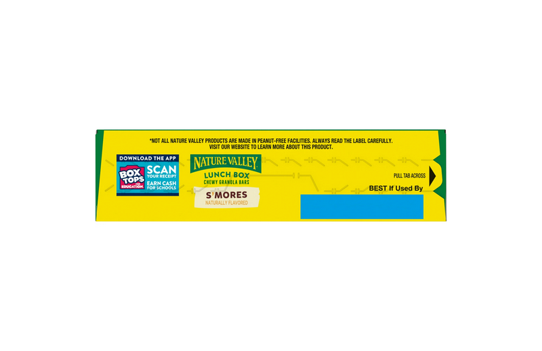 Nature Valley Lunch Box Chewy Granola Bars, S'mores, Peanut Free, 5 Bars, 4.6 oz