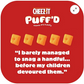 Cheez-It Puff'd White Cheddar Snack Crackers - 5.75oz