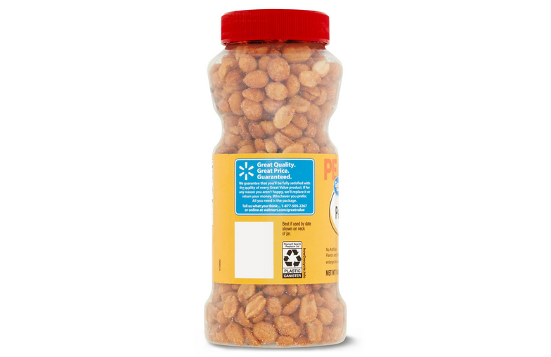 Great Value Honey Roasted Peanuts, 16 oz, Jar