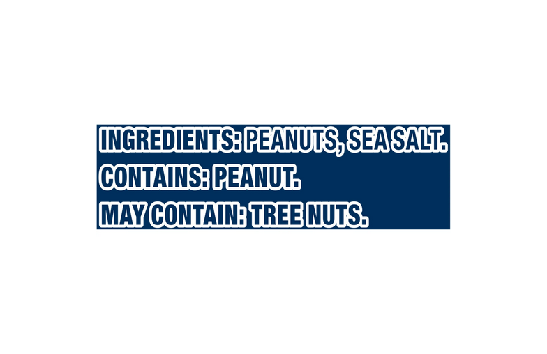 PLANTERS Lightly Salted Dry Roasted Peanuts, Party Snacks, Plant Based Protein 16oz Jar