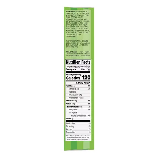 Sunbelts Oats & Honey Granola Bars 10ct, 9.5oz