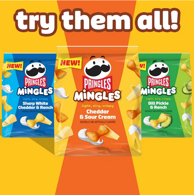 Pringles Mingles Cheddar & Sour Cream - 5.5oz