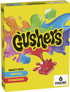 Gushers Fruit Flavored Snacks Variety Pack, Tropical and Strawberry Flavors, 6 Ct, 4.8 oz