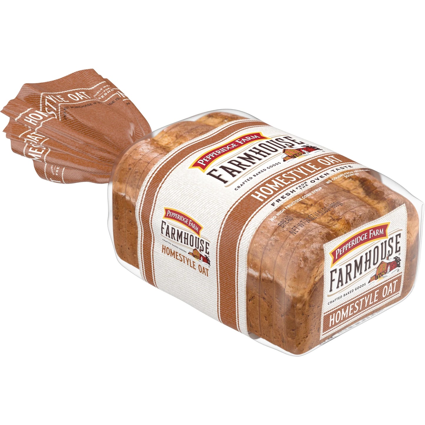 Pepperidge Farm Farmhouse Homestyle Oat Bread, 24 oz Loaf