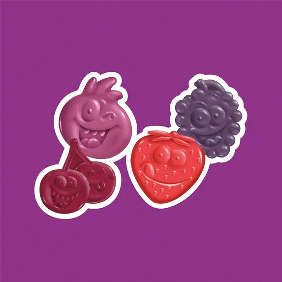 Jolly Rancher Gummies Very Berry Assorted Fruit Flavored Candy, Resealable Bag 13 oz