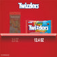 Twizzlers Twists Rainbow Flavored Licorice Style Low Fat Candy, Bag 12.4 oz