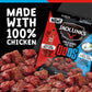 Jack Link's Chicken Bites DUOs – Frank's RedHot Buffalo Style & Ranch, 2.85oz, 8g of protein per serving, Resealable Bag