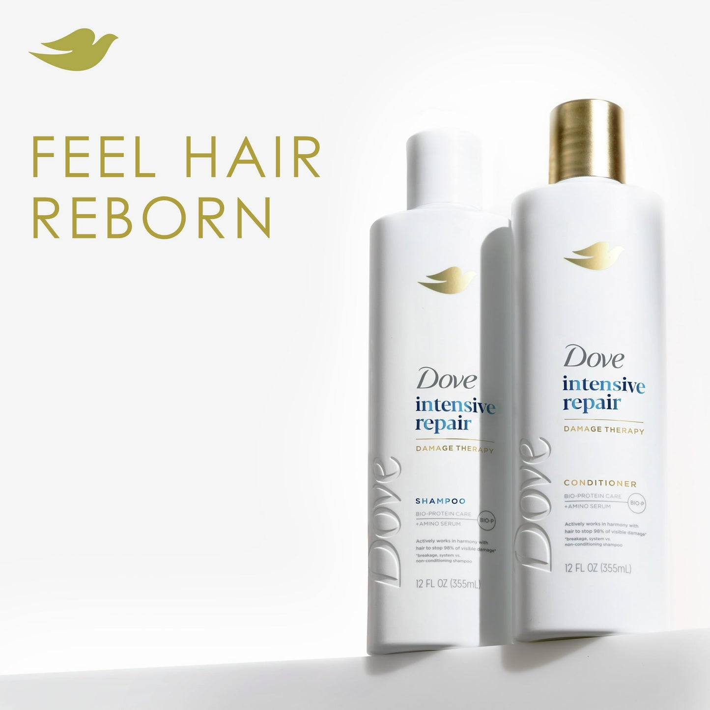 Dove Conditioner Intensive Repair with Bio-Protein Care Technology & Amino Serum, 12 oz