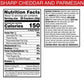 Cheez-It DUOZ Sharp Cheddar and Parmesan Cheese Crackers, Baked Snack Crackers, 12.4 oz