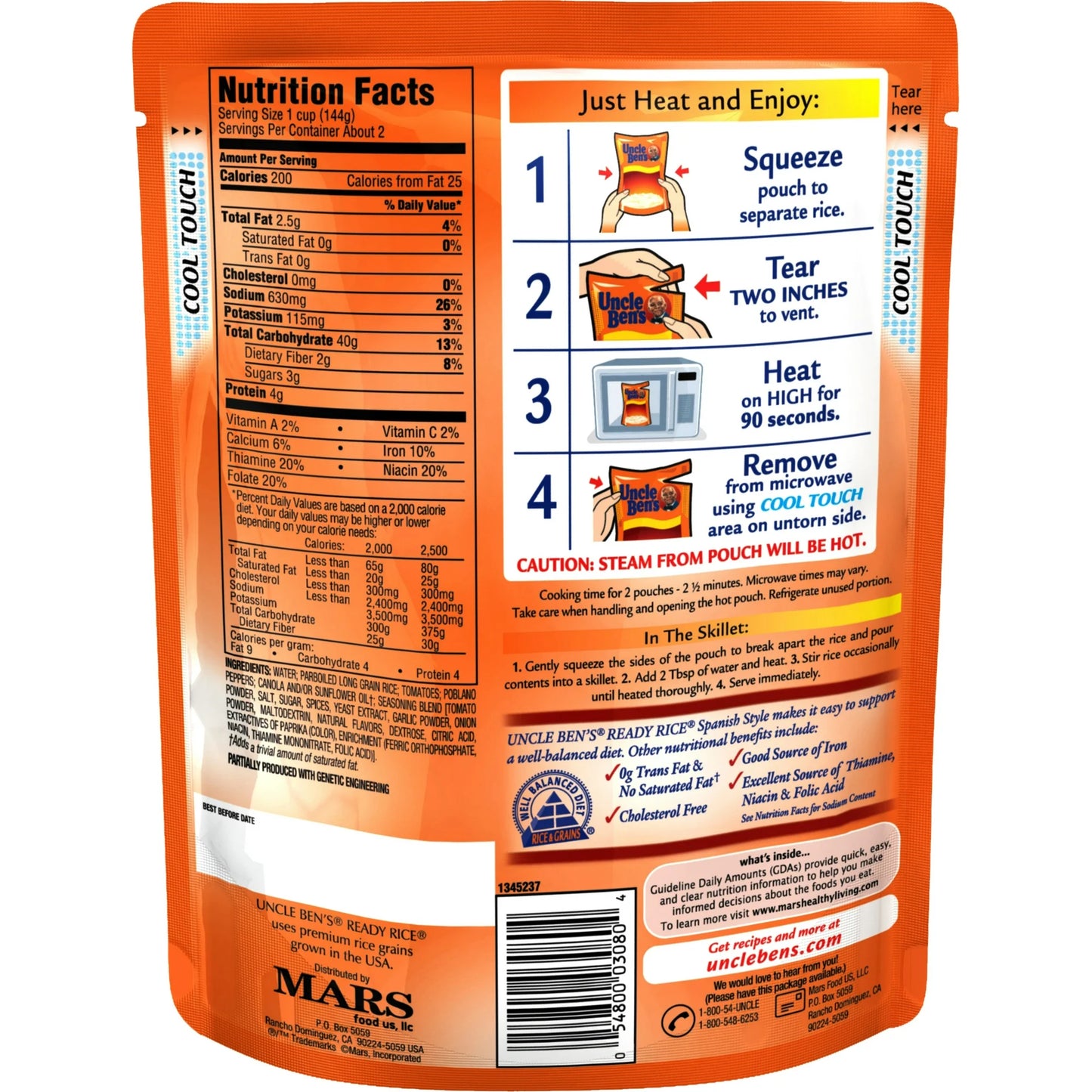 Uncle Ben's Spanish Style Ready Rice, 8.8 oz