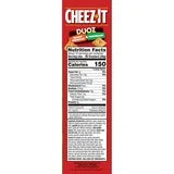 Cheez-It DUOZ Sharp Cheddar and Parmesan Cheese Crackers, Baked Snack Crackers, 12.4 oz
