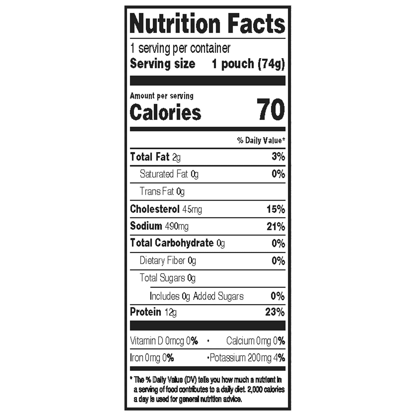 Great Value Premium White Chicken, Applewood Smoke, 2.6 oz Pouch