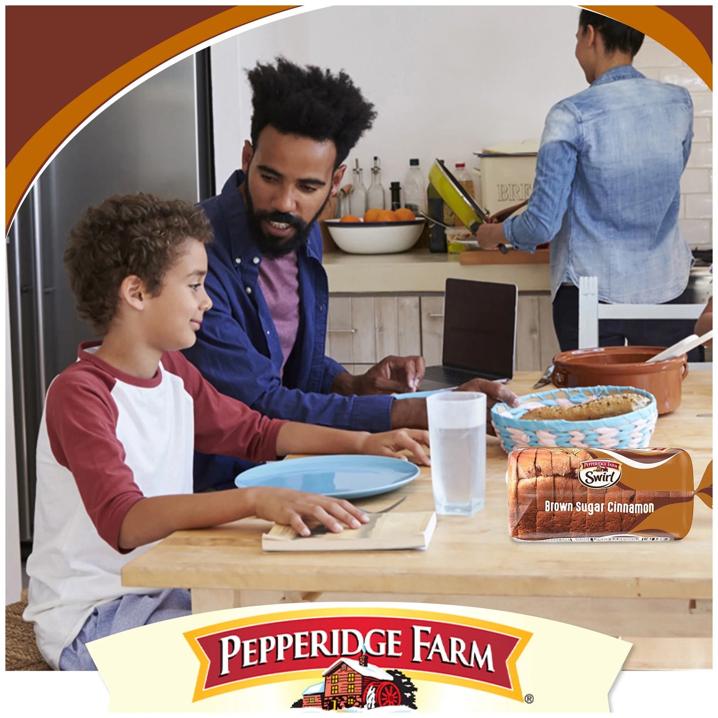Pepperidge Farm Brown Sugar Cinnamon Swirl Breakfast Bread, 16 oz Loaf