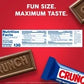 CRUNCH, Milk Chocolate and Crisped Rice, Fun Size Candy Bars, 10 oz