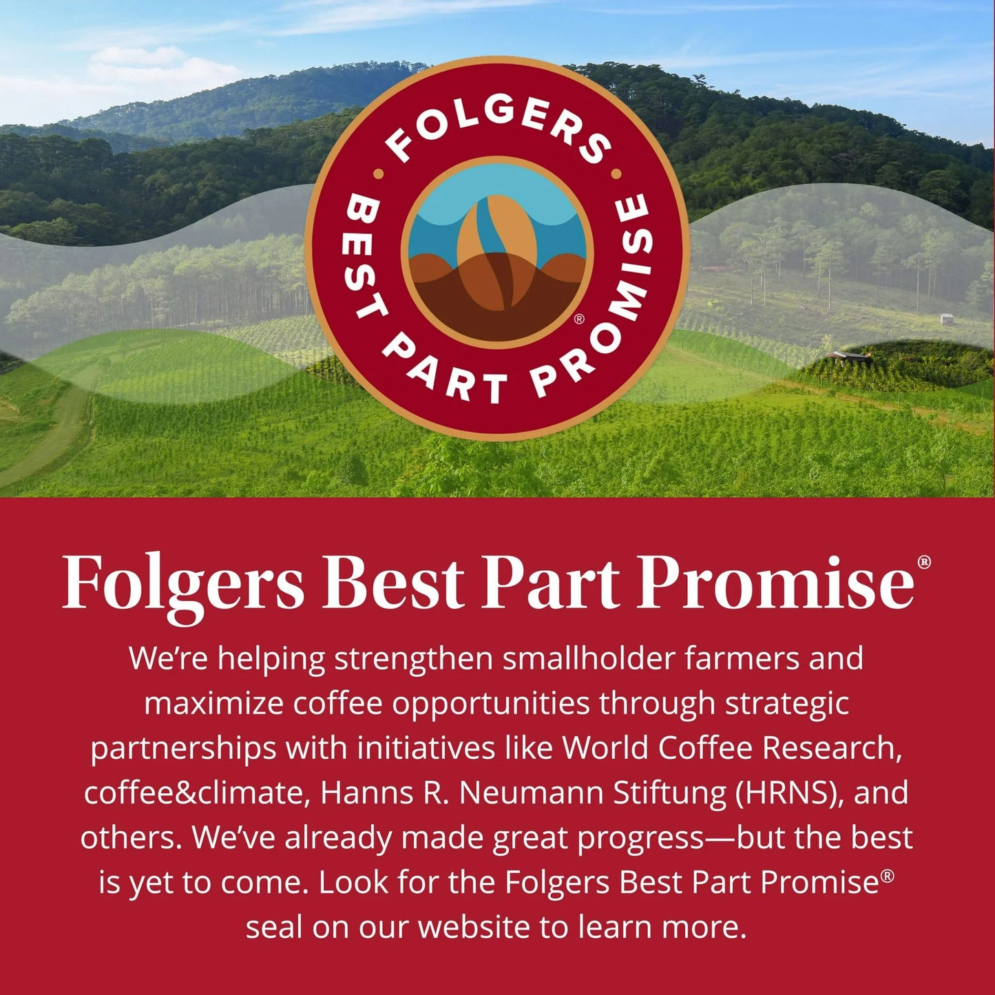 Folgers Classic Roast Instant Coffee, 8 oz Jar