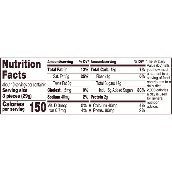 Hershey's Nuggets Milk Chocolate, Toffee and Almonds Candy, Share Pack 10.2 oz