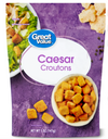 Great Value Caesar Croutons, 5 oz Resealable Bag, Oven Baked