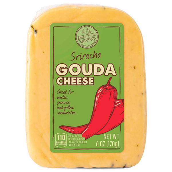 Emporium Selection Sriracha Gouda, 6 oz
