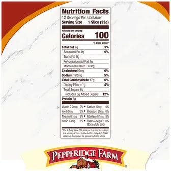 Pepperidge Farm French Toast Swirl Bread 14 oz