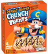 Cap'n Crunch's Treat with Rice Crisps Cereal Bars Peanut Butter Flavor, 0.8 oz, 8 Count